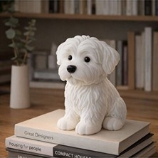 Solvéra Sevimli Köpek Figürlü LED Gece Lambası, Yumuşak Işık ve Dekoratif Tasarım