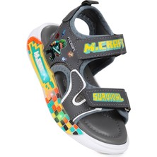 Kiko Kids Lug Cırtlı Işıklı Erkek Çocuk Sandalet