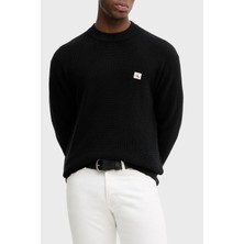 Calvin Klein Pamuklu Relaxed Fit Waffle Kazak LV04RD313GUB1 Erkek Kazak LV04RD313G Ub1