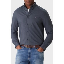 Tommy Jeans % 100 Pamuk Regular Fit Uzun Kollu Gömlek Erkek Gömlek DM0DM22836 C1G