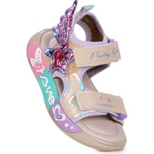 Kiko Kids Lug Cırtlı Kız Çocuk Sandalet
