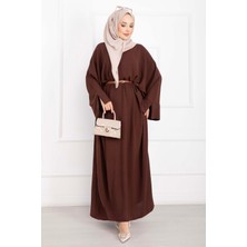 Md Ceyda Tesettür Abaya Kahve