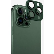 Mi7a iPhone 14 Pro / 14 Pro Max Uyumlu Full Kamera Lens Koruyucu Tam Kaplama Kamera Adası Koruma Camı