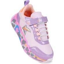 Kiko Kids Heart Günlük Cırtlı Kız Çocuk Spor Ayakkabı