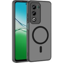 Ceponya Oppo A5 Kılıf Magsafe Şarj Özellikli Mat Tasarım Lüx Babet Kapak