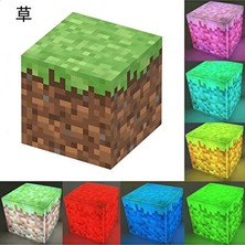 Solvéra Minecraft Temalı Creeper Figür – Eğlenceli ve Dekoratif Masa Süsü Masa ve Gece Lambası