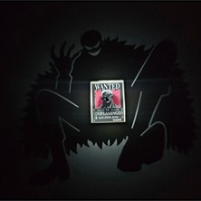 Vaelmont Anime Temalı Gölge Lambası, Çocuk ve Hobi Odaları Için Masa ve Gece Lambası