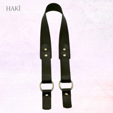 Oxford İplik Rivetli Çanta Sapı Suni Deri 74 cm Haki