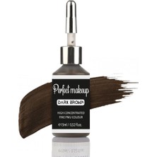 Perfect Makeup Kalıcı Makyaj Boyası - Dark Brown (Koyu Kahverengi) 15ML