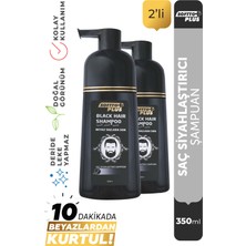 Revox Black Hair Doğal Görünüm Veren Anında Etkili Boya Şampuan 350 ml x 2 Adet