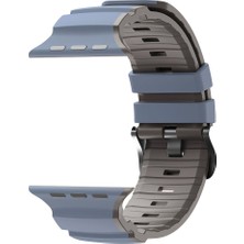 Alstrap Apple Watch Ultra 49MM, 12/11/10 46MM, 9/8/7 45MM, 6/5/4/se 44MM Uyumlu Jumbo Armor Çift Renk Spor Kordon