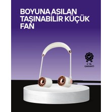 Herşey Trend Boyun Askılı Katlanabilir Fan 1000 Mah USB Şarjlı Taşınabilir