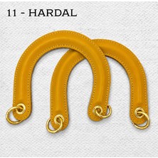 Oxford İplik Diyor Çanta Sapı Suni Deri Halkalı 11 Hardal