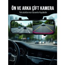 Aesco Ayna Carplay Dokunmatik Araç Multimedya Ekranı Ön Arka Kameralı