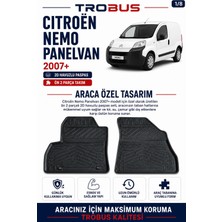 Trobus Citroen Nemo Van 2007 ve Sonrası 2d Havuzlu Paspas 2 Parça