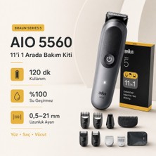Braun Hepsi Bir Arada Series 5, 11’i 1 Arada Tıraş Kiti, Keskin Bıçak, Vücut Tıraşı AIO5560