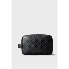 Calvin Klein Logolu Tek Saplı Traş Çantası LV04D1082GUB1 Erkek Traş Çantası LV04D1082G Ub1