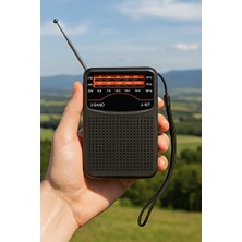 Solvéra Taşınabilir Çok Fonksiyonlu Radyo, Type-C Şarj ve Kulaklık Girişi Alarm Saatli Radyo