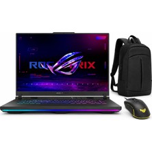 Asus Rog Strix G16 G614PH-RV036 Amd Ryzen 9 8940HX 16GB 512GB SSD RTX5050 WIN11PRO 16" Wuxga 165Hz  Bilgisayar Asus Mouse - Çanta Emt