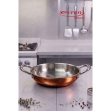 EVREN MUTFAK 20 cm Katmanlı Multi Metal Bakır Sahan 2 mm