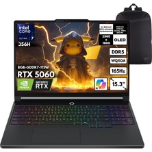 Lenovo Legion 5 15IPH11 Ultra 7-356H 32-Gbddr5 1 Tbssd RTX5060 (8GB-GDDR7-115W) 15.3" Wqxga OLED Windows 11 Pro + Hmf Sırt Çantası 83RW0004TRHMF13