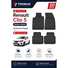 Trobus Renault Clio 5 Otomatik Vites 2019 Sonrası 2d Havuzlu Paspas