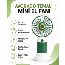 Golden Tech Meyve Tasarımlı 3 Kademeli Sessiz Mini El Masa Fanı - Vantilatör Turbo Üflemeli Kademeli Taşınabilir El Masa Fanı