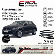 Erol Otomotiv Volkswagen T-Roc 4'lü Suv Mugen Cam Rüzgarlığı Takımı
