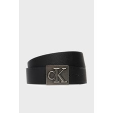 Calvin Klein Logolu % 100 Deri Kemer LV04D7111GV8L Erkek Kemer LV04D7111G V8L