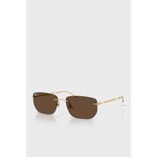 Ray-Ban Ray Ban Asimetrik Güneş Gözlük Unisex Gözlük 0RB3768 00173 56