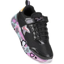 Kiko Kids Heart Günlük Cırtlı Kız Çocuk Spor Ayakkabı
