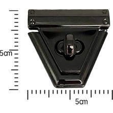 Oxford İplik Çevirmeli Çanta Kilidi 5 x 5 cm Siyah