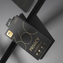 MHT072 Mohtuut Iphone 15 Pro Max 360 Prıvacy Glass Kırılmaz Ekran Premium Cam Koruyucu - Hayalet