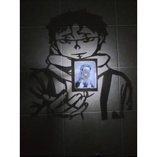 Vaelmont Re:zero Temalı Gölge Lambası, Anime Severler Için Dekoratif ve Işıklı Masa ve Gece Lambası