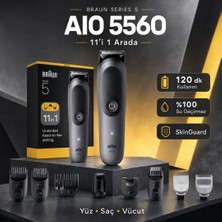 Braun Hepsi Bir Arada Series 5, 11’i 1 Arada Tıraş Kiti, Keskin Bıçak, Vücut Tıraşı AIO5560