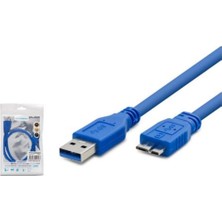 Nusrat Bilişim Hadron HDX7503 USB 3.0 Harddisk Kablosu 50 cm Mavi
