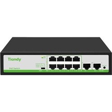 Tiandy TC-P3S010 H/0820/AT/90 8 Port Yönetilmeyen Poe Switch (8e + 2e)