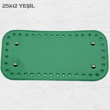 Oxford İplik Dikişli Perçinli Çanta Tabanı 25X12 Yeşil