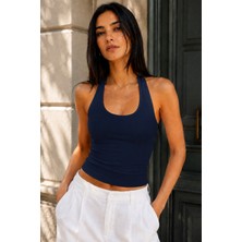 Catspy Ultra Premium Soft Halter Yaka Çift Kat Top Body