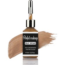 Perfect Makeup Kalıcı Makyaj Boyası - Milky Brown (Sütlü Kahverengi) 15ML