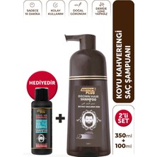 Revox Brown Hair Shampoo Anında Etkili Koyu Kahverengi Boya Şampuan (Koyu KESTANE)350 ml