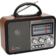 Solvéra Retro Tasarımlı Taşınabilir Bluetooth Hoparlör ve Radyo - Nostaljik Şıklık