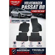 Trobus Volkswagen Passat B8 Sedan 2015-2019 2d Havuzlu Paspas