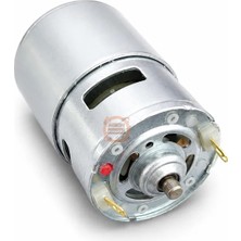 Meon Robotik Otomasyon RS775 Dc Motor 24V 6000 Rpm – Cnc, Matkap ve Robotik Için