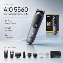 Braun Hepsi Bir Arada Series 5, 11’i 1 Arada Tıraş Kiti, Keskin Bıçak, Vücut Tıraşı AIO5560
