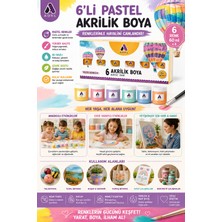 Marka Adel Akrilik Boya 60X6 Pastel Renkler