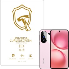 Microcase Vivo X200 Fe ile Uyumlu Full Tpu Nano Arka Ekran Koruma Filmi - EKM102