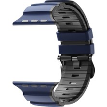 Alstrap Apple Watch Ultra 49MM, 12/11/10 46MM, 9/8/7 45MM, 6/5/4/se 44MM Uyumlu Jumbo Armor Çift Renk Spor Kordon