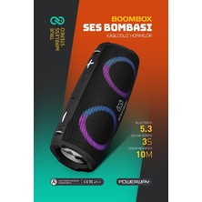 Solvéra, LED Işıklı ve Yüksek Ses Kalitesi Bluetooth Hoparlör