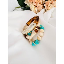 Devi Fashion Kemik 3’lü Kombin Lastikli  Bileklik